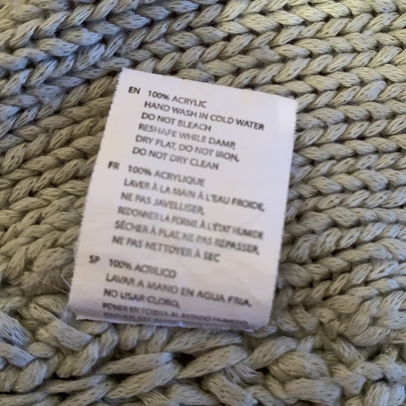 Retrod dusty beige woven 3/4 sleeve sweater - Picture 10 of 10